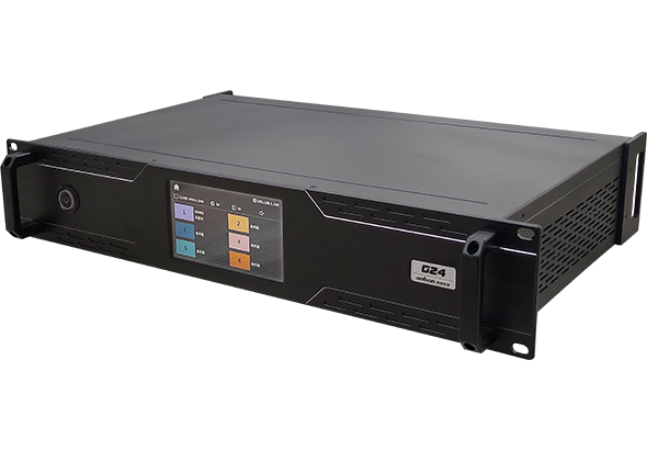 武汉仰邦视频控制器G24六画面24千兆网口，六画面LED拼控一体设备满足8K&times;2K超高分辨率输出。设备集成24千兆网口大发送，支持6画面显示，支持高动态范围HDR10视频源输出，提供超清晰沉浸视觉体验。支持LED显示屏的远程维护。